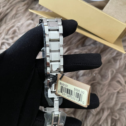 Preloved Authentic Rank N Burberry The City BU9001 stainless steel watch with a black dial.