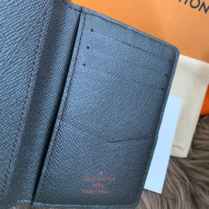 LOUIS VUITTON Damier Ebene Canvas Pocket Organizer