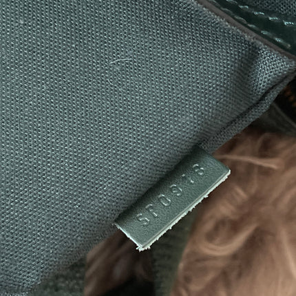 Preloved Authentic Louis Vuitton Green Taiga Leather Reporter PM Messenger Bag