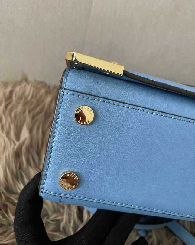 Preloved Authentic Michael Kors Kinsley Accordion Satchel