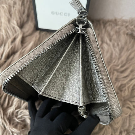 Preloved Authentic Rank A- Gucci Soho Zip-Around Wallet