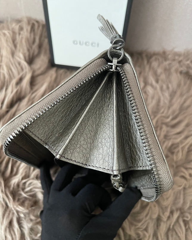 Preloved Authentic Rank A- Gucci Soho Zip-Around Wallet