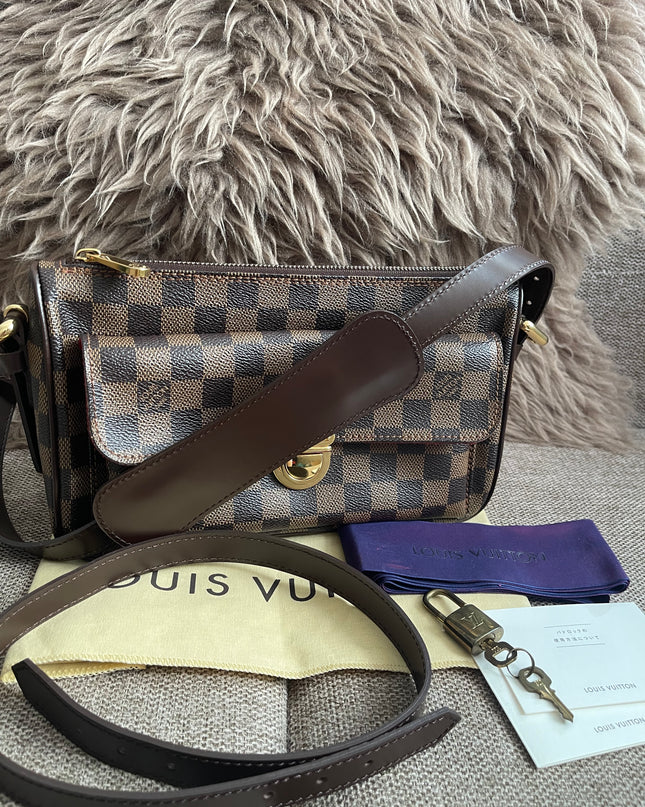 Preloved Authentic Louis Vuitton Ravello GM Damier Ebene Shoulder Bag