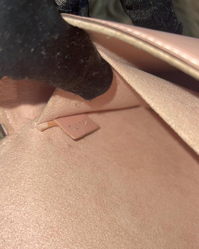Preloved Authentic Louis Vuitton Felicie Pochette Epi Leather Rose Ballerine