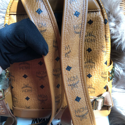 Preloved  MCM Stark Side Studs Backpack