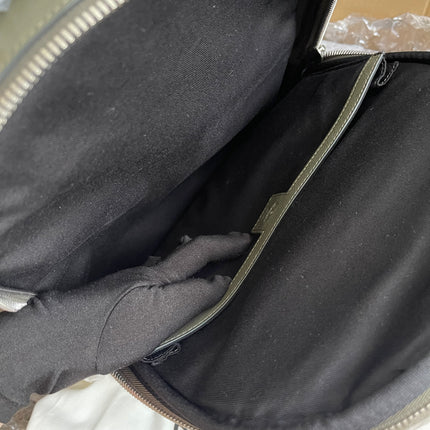 Preloved MCM Stark Leather Backpack in SEA TURTLE