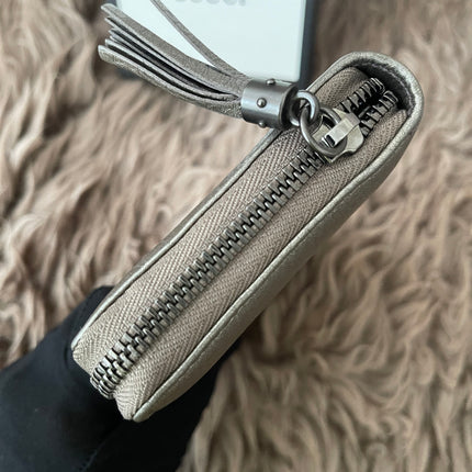 Preloved Authentic Rank A- Gucci Soho Zip-Around Wallet