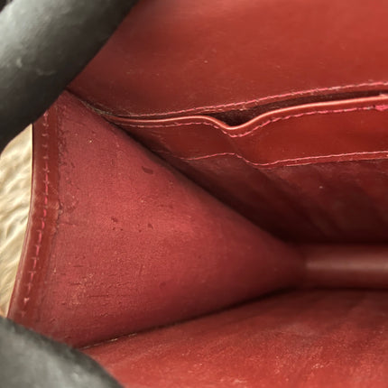 Preloved Authentic Cartier Must de Cartier Burgundy Leather Clutch