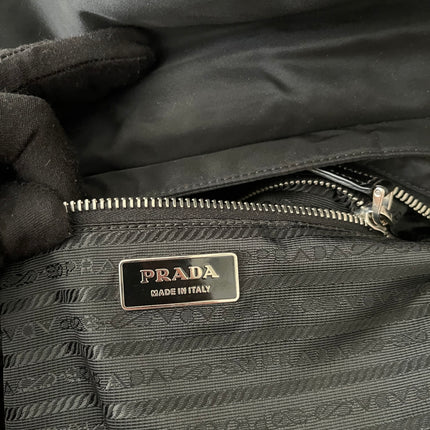 Preloved Authentic  Prada Tessuto Nylon and Saffiano Leather Messenger Bag