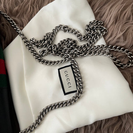Preloved Authentic Gucci Dionysus Web Chain Wallet Leather Small crossbody bag