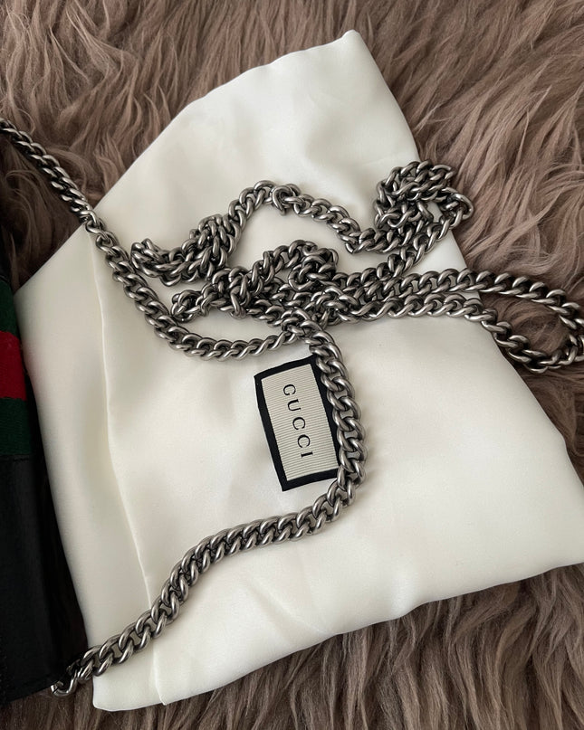 Preloved Authentic Gucci Dionysus Web Chain Wallet Leather Small crossbody bag