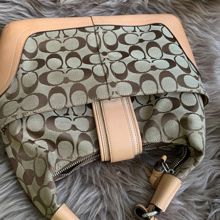 COACH◆Handbag/leather/allover pattern/6824