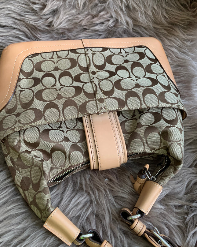 COACH◆Handbag/leather/allover pattern/6824