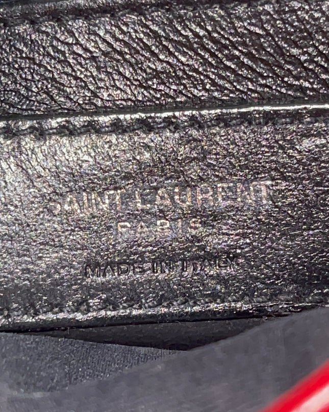 Preloved Authentic Saint Laurent Niki Baby Shoulder Bag — Red