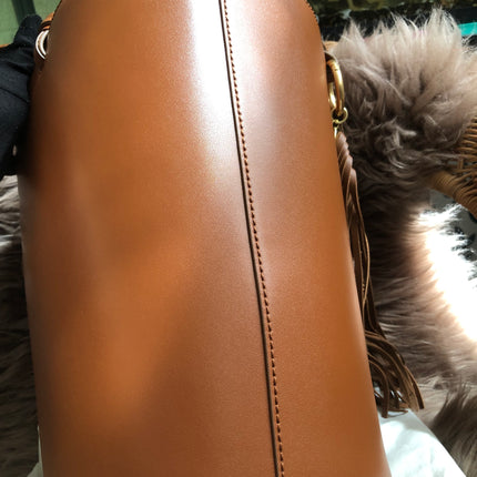 Preloved SEE BY CHLOÉ Cecilia Fringed Leather Bucket Bag