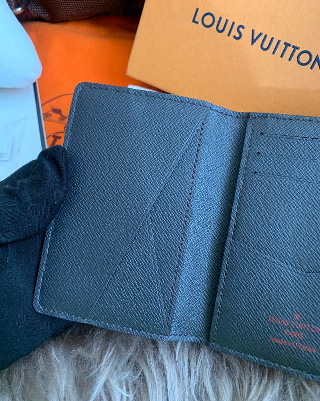 LOUIS VUITTON Damier Ebene Canvas Pocket Organizer