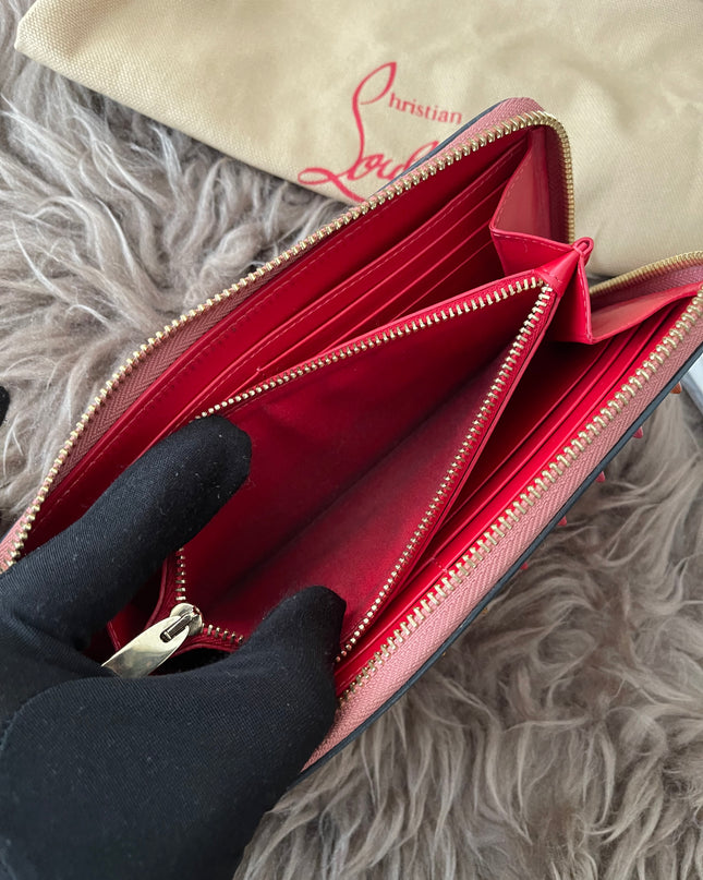 Preloved Authentic Christian Louboutin Panettone zip-around long wallet