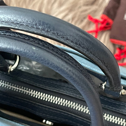 Authentic Preloved Coach Mini Lillie Carryall (Denim Multi)