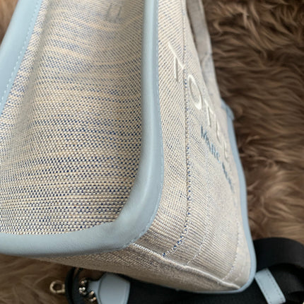 MARC JACOBS 
Canvas Small Summer Tote Bag Blue