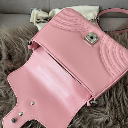 Preloved Authentic GUCCI GG Marmont mini top handle bag