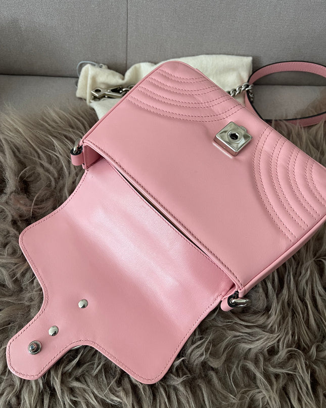 Preloved Authentic GUCCI GG Marmont mini top handle bag