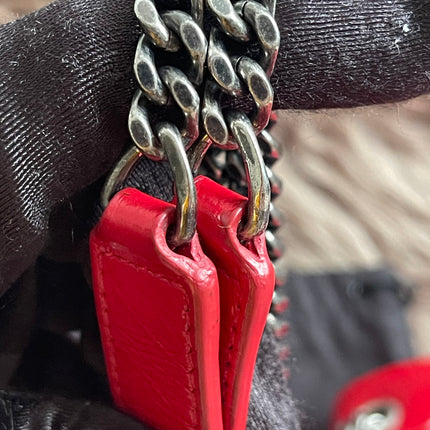 Preloved Authentic Saint Laurent Niki Baby Shoulder Bag — Red