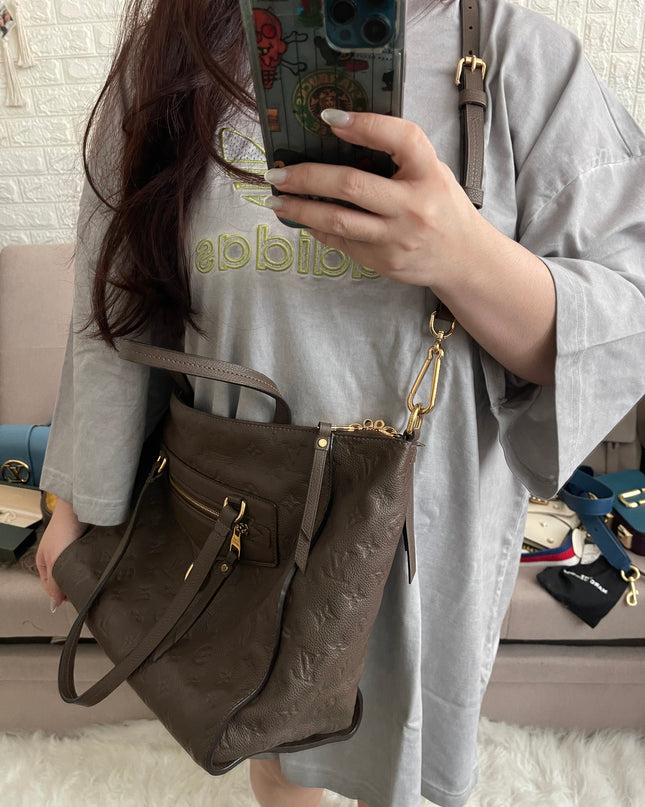 Preloved Authentic Louis Vuitton Ombre Monogram Empreinte Leather Lumineuse PM Bag