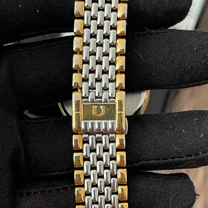 Preloved Authentic Omega De Ville two-tone quartz watch