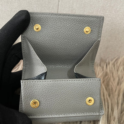 Preloved Authentic Yves Saint Laurent Trifold Compact Wallet