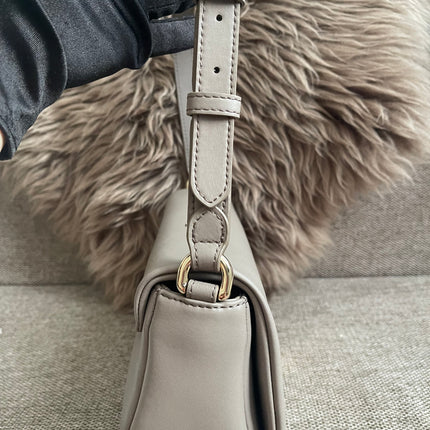 Preloved Authentic Furla Artemis S Shoulder Bag in Stucco Gray