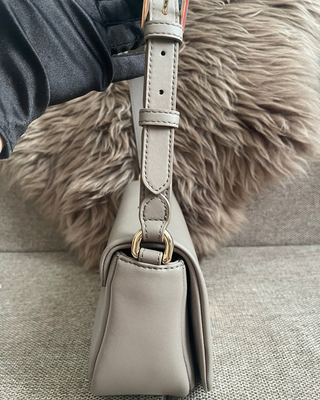 Preloved Authentic Furla Artemis S Shoulder Bag in Stucco Gray