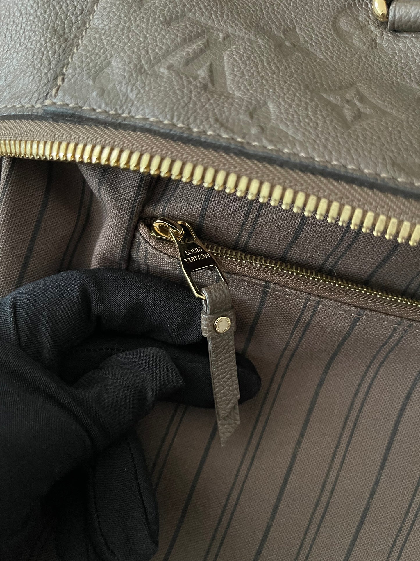Preloved Authentic Louis Vuitton Ombre Monogram Empreinte Leather Lumineuse PM Bag