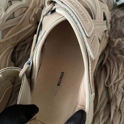 Preloved Authentic Balenciaga Track sandals in beige