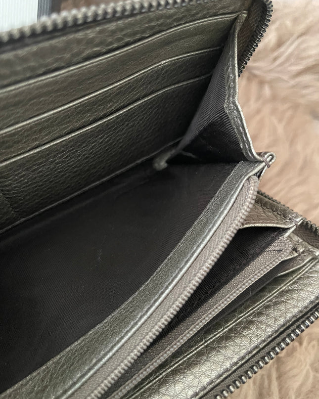 Preloved Authentic Rank A- Gucci Soho Zip-Around Wallet