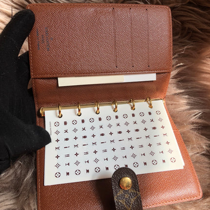 Louis Vuitton Preloved 2003 Agenda PM notebook cover monogram