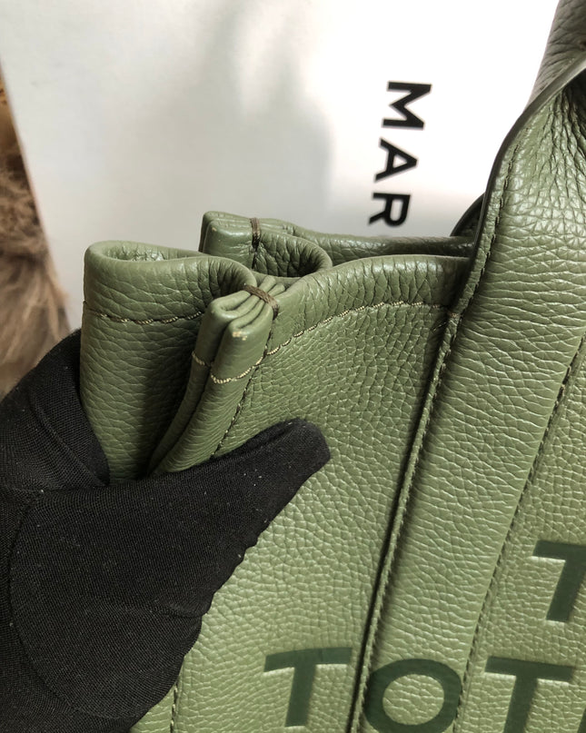 Preloved Marc Jacobs the medium leather tote bag in Green