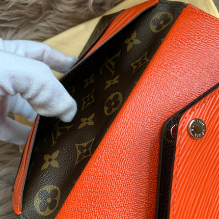 Louis Vuitton Monogram Orange Marie-Lou Wallet
