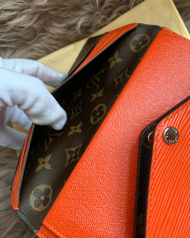 Louis Vuitton Monogram Orange Marie-Lou Wallet