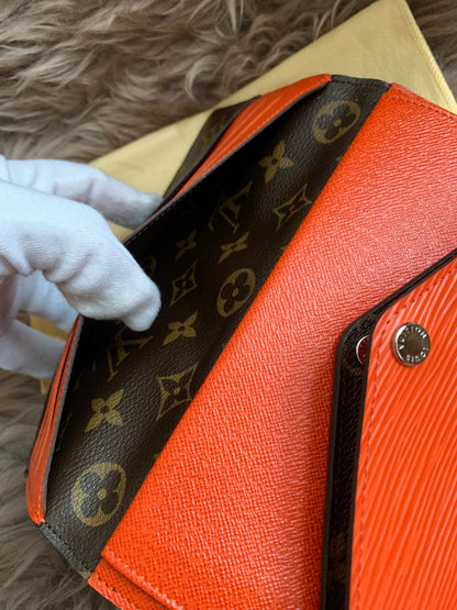 Louis Vuitton Monogram Orange Marie-Lou Wallet