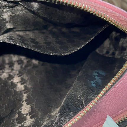 Peloved Authentic Karl Lagerfeld Paris Camera Bag – Pink Pebbled Leather, Logo Strap (Brand New)