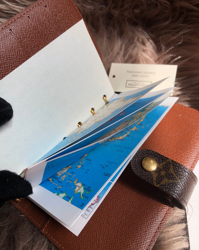 Louis Vuitton Preloved 2003 Agenda PM notebook cover monogram