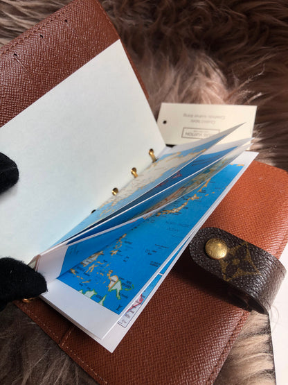 Louis Vuitton Preloved 2003 Agenda PM notebook cover monogram
