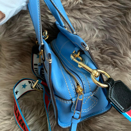Marc Jacobs Mini Cruiser Satchel Bag in Coastal Blue