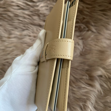 Burberry Brown Nova Check Leather Notebook Cover