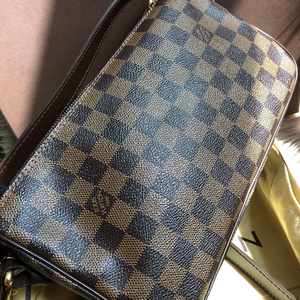Preloved Louis Vuitton Brown Damier Ebene  Ravello GM