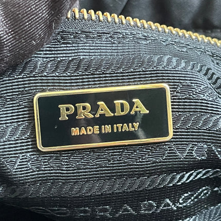 Preloved Authentic Prada Quilted Nylon Tessuto Bomber Bag – Black