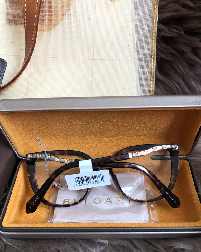 Preloved Unused Bvlgari Cat-Eye Eyeglasses