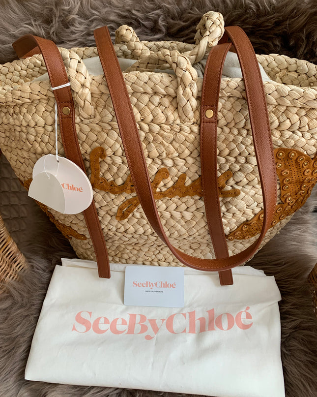 See by Chloe Raffia Tote Bag
