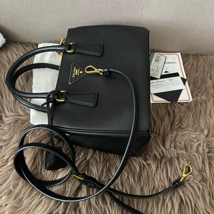 Preloved Authentic Small Prada Galleria Saffiano leather bag