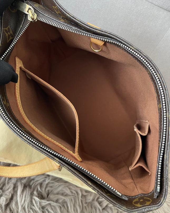 Preloved Authentic Louis Vuitton Cabas Piano Monogram Canvas tote bag